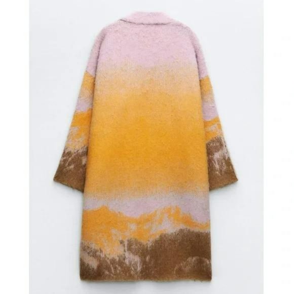 ZARA SUNSET KNIT COAT - Picture 4 of 4